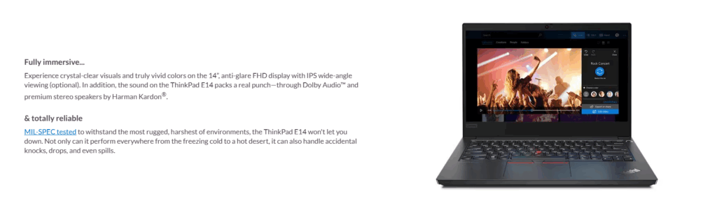 Review Laptop Lenovo ThinkPad E14 G7 - Accesibil si bun