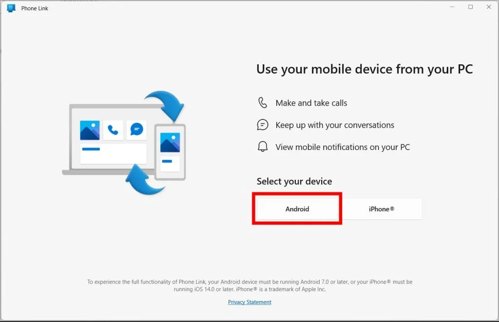 Cum funcționează “Link to Windows” pentru transferul de poze pe laptop sau PC