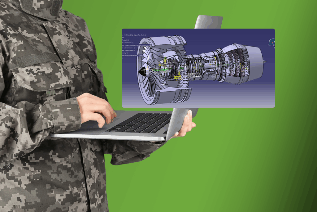 PC Custom pentru industria militară - Simulari, randari CAD