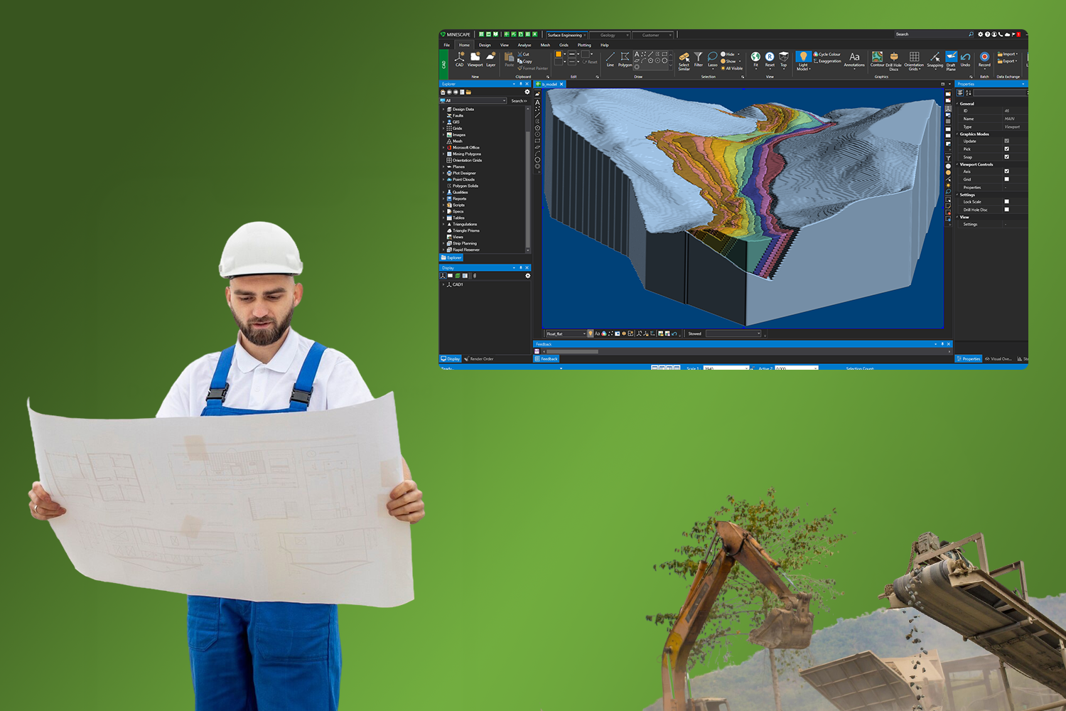 PC custom pentru companii miniere si geotehnice – Stații de lucru optimizate pentru performanță maximă