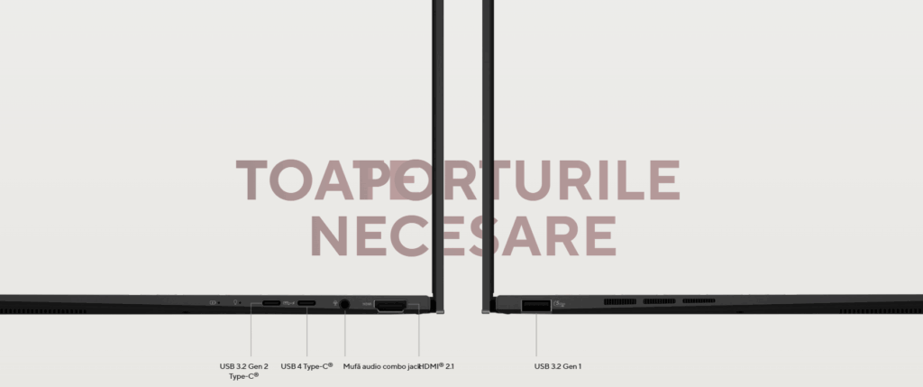 Tastatură, touchpad și conectivitate