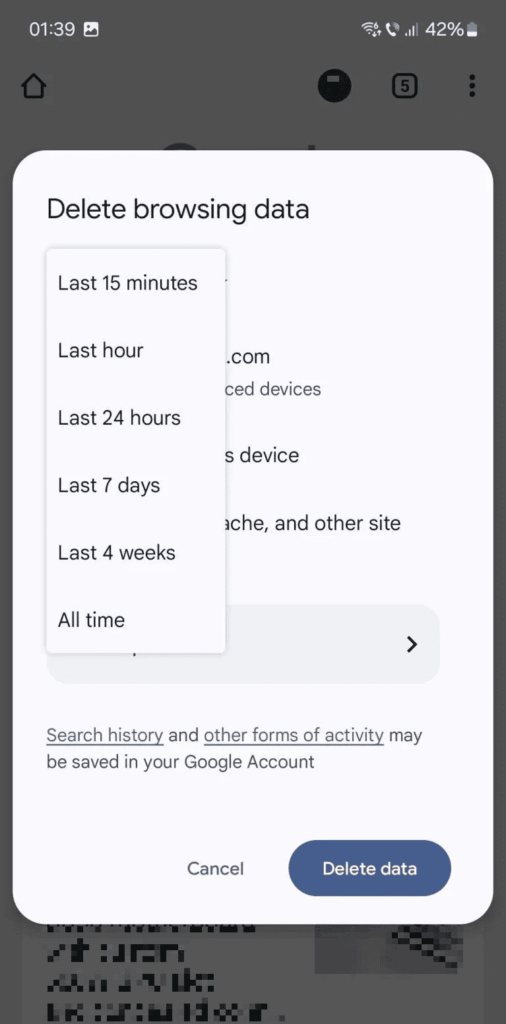 Cum ștergi istoricul căutărilor din Google pe Android și iOS