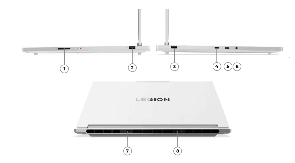 Tastatură, touchpad și conectivitate Review Laptop Lenovo Legion 7 16IAX10
