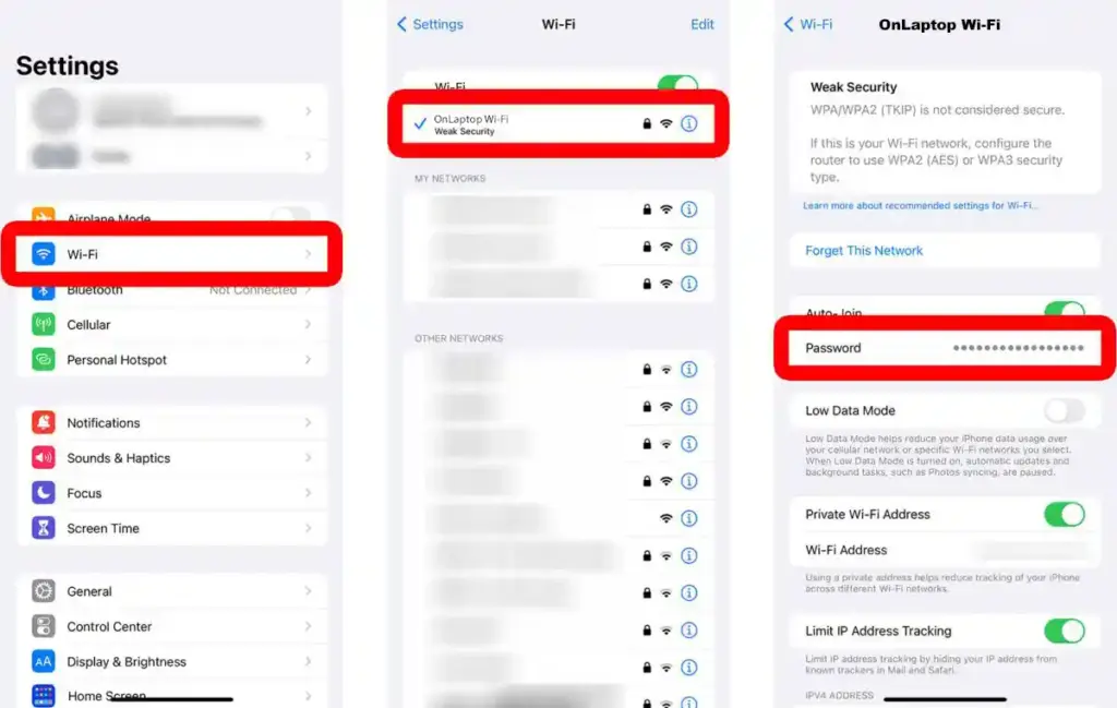 Cum afli parola Wi-Fi pe iPhone? cum afli parola Wi-Fi pe iPhone_1