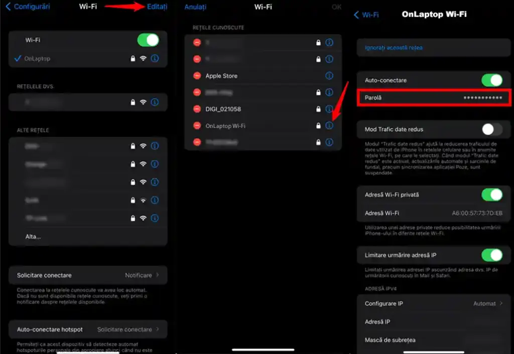 Cum afli parola Wi-Fi pe iPhone? cum afli parola Wi-Fi pe iPhone