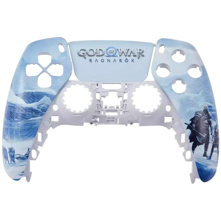 Carcasa Controller Ps5 Dualsense – Faceplate Custom God Of War Blue Edition