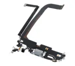 Cablu Flex Port Incarcare Cu Placa iPhone 13 Pro Max Premium (Silver) - imagine 3