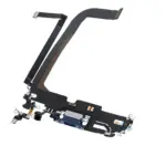 Cablu Flex Port Incarcare Cu Placa iPhone 13 Pro Max Premium (Blue) - imagine 2