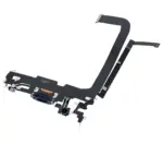 Cablu Flex Port Incarcare Cu Placa iPhone 13 Pro Max Premium (Blue) - imagine 3