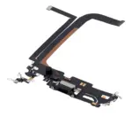 Cablu Flex Port Incarcare Cu Placa iPhone 13 Pro Max Premium (Graphite) - imagine 3