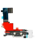 Cablu Flex Port Incarcare Cu Placa iPhone 5S (Silver) - imagine 2