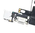 Cablu Flex Port Incarcare Cu Placa iPhone 6 Premium (Silver) - imagine 2