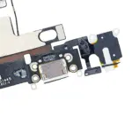 Cablu Flex Port Incarcare Cu Placa iPhone 6 Premium (Silver) - imagine 3