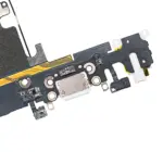 Cablu Flex Port Incarcare Cu Placa iPhone 6S Premium (Silver) - imagine 4