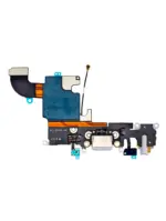 Cablu Flex Port Incarcare Cu Placa iPhone 6S Premium (Silver) - imagine 3