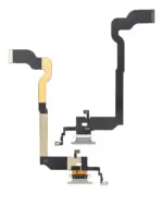 Cablu Flex Port Incarcare Cu Placa iPhone X Premium (Silver) - imagine 2