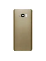 Capac Spate Sticla Samsung Galaxy S8 Plus AMPlus (No Logo) (Maple Gold) - imagine 2