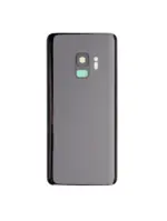 Capac Spate Sticla Samsung Galaxy S9 OEM (No Logo) (Midnight Black) - imagine 2