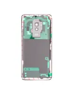Capac Spate Sticla Samsung Galaxy S9 Plus AMPlus (No Logo) (Titanium Gray) - imagine 3