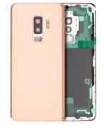 Capac Spate Sticla Samsung Galaxy S9 Plus AMPlus (No Logo) (Sunrise Gold) - imagine 2
