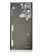 Capac Spate Sticla Samsung Galaxy S22 Ultra 5G Service Pack (Phantom Black) - imagine 3