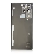 Capac Spate Sticla Samsung Galaxy S22 Ultra 5G Service Pack (Burgundy) - imagine 2