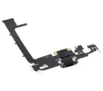 Cablu Flex Port Incarcare Cu Placa iPhone 11 Pro Max Premium (Gray) - imagine 3