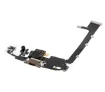 Cablu Flex Port Incarcare Cu Placa iPhone 11 Pro Max Premium (Gold) - imagine 4