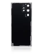 Capac Spate Sticla Samsung Galaxy S22 Ultra 5G OEM (No Logo) (Phantom Black) - imagine 3