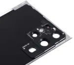 Capac Spate Sticla Samsung Galaxy S22 Ultra 5G OEM (No Logo) (Phantom Black) - imagine 6