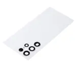 Capac Spate Sticla Samsung Galaxy S22 Ultra 5G OEM (No Logo) (White) - imagine 4