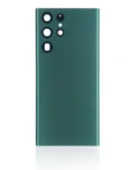 Capac Spate Sticla Samsung Galaxy S22 Ultra 5G OEM (No Logo) (Green) - imagine 2
