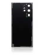 Capac Spate Sticla Samsung Galaxy S22 Ultra 5G OEM (No Logo) (Burgundy) - imagine 3