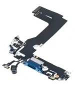 Cablu Flex Port Incarcare Cu Placa iPhone 13 Mini Premium (Blue) - imagine 3