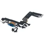 Cablu Flex Port Incarcare Cu Placa iPhone 13 Mini Premium (Blue) - imagine 2