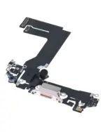 Cablu Flex Port Incarcare Cu Placa iPhone 13 Mini Premium (Pink) - imagine 4