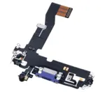 Cablu Flex Port Incarcare Cu Placa iPhone 12 / 12 Pro Premium (Purple) - imagine 3