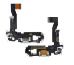 Cablu Flex Port Incarcare Cu Placa iPhone 12 / 12 Pro Premium (Green) - imagine 2