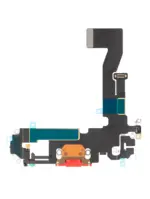 Cablu Flex Port Incarcare Cu Placa iPhone 12 / 12 Pro Premium (Red) - imagine 2