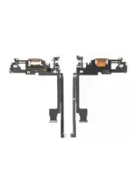 Cablu Flex Port Incarcare Cu Placa iPhone 12 Pro Max Premium (Gold) - imagine 4