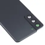 Capac Spate Sticla Samsung Galaxy Galaxy S21 5G (Fara Logo) (Phantom Gray) - imagine 4