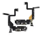Cablu Flex Port Incarcare Cu Placa iPhone 14 Pro Premium (Gold) - imagine 2