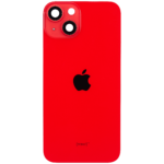 Capac Spate Sticla iPhone 14 Refurbished (Red) - imagine 2