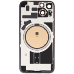 Capac Spate Sticla iPhone 14 Refurbished (Red) - imagine 3