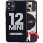 Carcasa Spate iPhone 12 Mini AMPlus (No Logo) (Black) - imagine 2