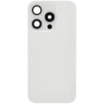 Carcasa Spate iPhone 15 Pro Refurbished (White Titanium) - imagine 3