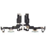 Cablu Flex Port Incarcare Cu Placa iPhone 15 Premium (Green) - imagine 2