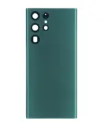 Capac Spate Sticla Samsung Galaxy S22 Ultra 5G Service Pack (Green) - imagine 2