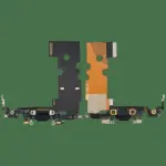 Cablu Flex Port Incarcare Cu Placa iPhone SE Premium (Black) - imagine 2
