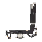 Cablu Flex Port Incarcare Cu Placa iPhone 16 Premium (Black) - imagine 4